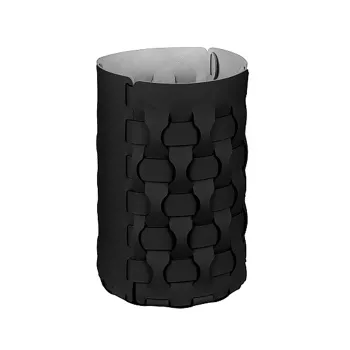 Корзина для мусора ADJ Dubai D22xH35, черный/серый 122360