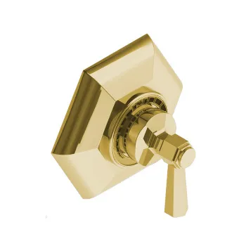 Внешняя часть встраиваемого термостатического смесителя для душа Stella Eccelsa IS3293 P.V., золото 24К EC 06010 AU00