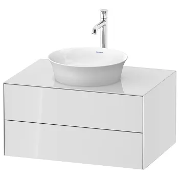 Duravit White Tulip Тумбочка подвесная,  408x800x550 мм, 2 ящика, цвет: белый высокоглянцевый