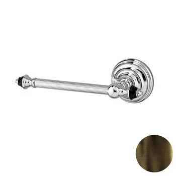 Держатель туалетной бумаги Devon&Devon Black Diamond декоративные элементы черного, держателя бронза BLKD511BR