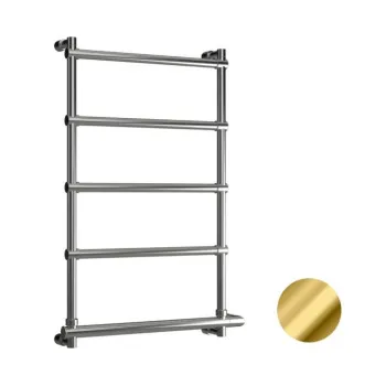 Полотенцесушитель электрический Margaroli Sole 5424705GONB 84x57 правый золото