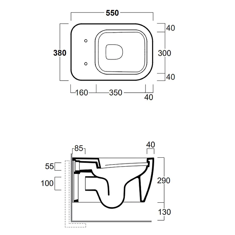 Крышка сиденье Simas Henges HE 004 antracite matt с микролифтом черный
