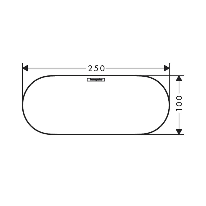 HG WallStoris Крышка для корзины, матовый белый