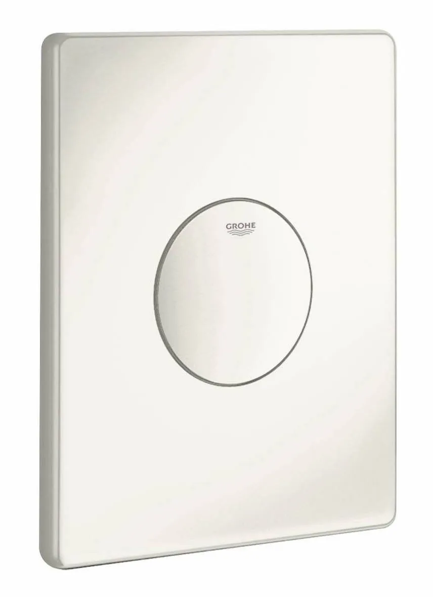 Панель смыва для унитаза GROHE Skate 1 режим смыва, альпин-белый 38573SH0