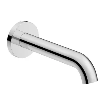 Duravit C.1 Излив для ванны 205мм, накладка-круг, цвет: хром