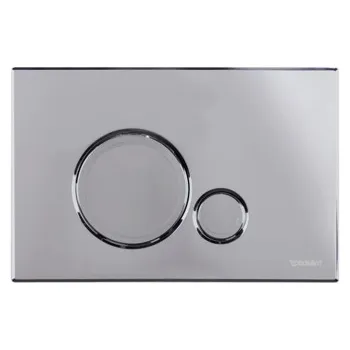 Duravit DuraSystem Beta 120 Клавиша смыва для унитаза, пластик, хром глянцевый (СПЕЦЕНА с февраля 2025)