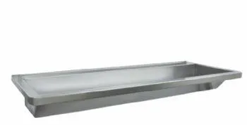 Раковина коллективная Nofer из нержавеющей стали 2400 мм 13050.24.SP.S