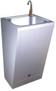 Умывальник с пьедесталом и сенсором Nofer 13044.BAT