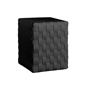 Пуф ADJ 35x35xH40, черный/серый 1070.01/03