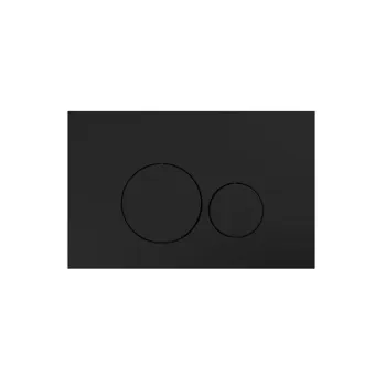 Клавиша смыва NEMO  круглые кнопки черный матовый NMFD023M-MB