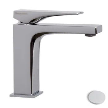 Смеситель для раковины Fima Carlo Frattini Zeta F3961NBS click-clack, белый