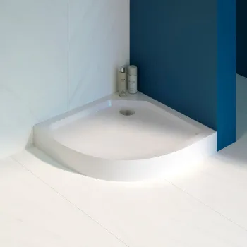 Душевой поддон полукруглый RGW SMC SMC/R-C белый 900x900 мм 12350499-00