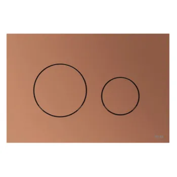 TECEloopПластиковая панель смыва унитаза для системы двойного смыва, цвет Красная бронза металлик