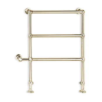 Полотенцесушитель электрический Devon&Devon Baccus 805х952x157 мм. подвод электричества слева светлое золото PRB4ELSX/CF