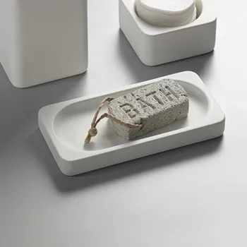 Мыльница Agape Surf, настольный, белый ACOM0634Z