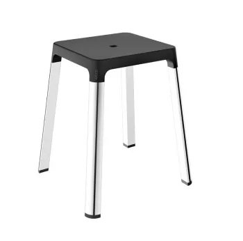 Табурет Keuco Axess 35082010037 хром\черный