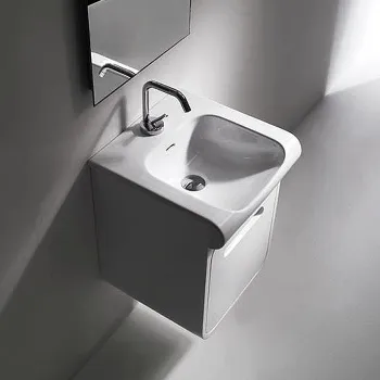 Раковина Kerasan Inka Project 40x40x35,5 с 1 отв под смеситель, белый 341201*1