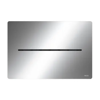 TECEsolid. Металическая панель смыва для унитаза TECEsolid с бесконтактной активацией, от сети 12 В, хром глянцевый