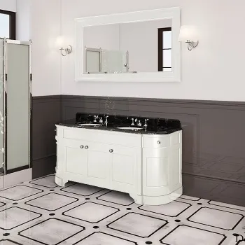 Зеркало Devon&Devon Double Season 150х88.5 с рамой offwhite EFSEASONGROF