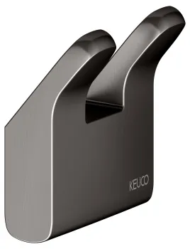 Крючок Keuco Moll 12713350000 двойной, титан черный шлифованный