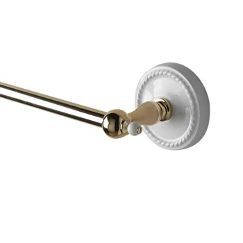 Полотенцедержатель настенный Devon&Devon Dorothy 61 держатели золото светлое/белый DOR409OT