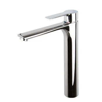 Смеситель для раковины высокий Fima Carlo Frattini Mast F3131/HCR click-clack, хром