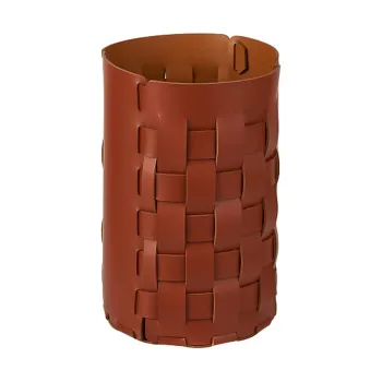 Корзина для мусора ADJ Bottega D22xH35, бордо/коньяк 2035.30/09