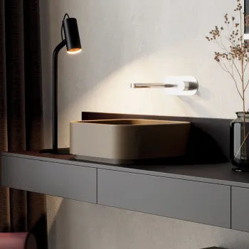 Раковина накладная квадратная Kerasan Hako 40х40хH15, nocciola matte 554481