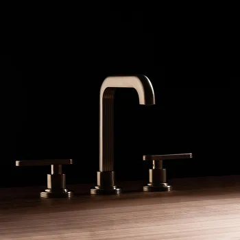 Смеситель для раковины высокий Fima Carlo Frattini Park Lane F1311ZL click-clack, бронза