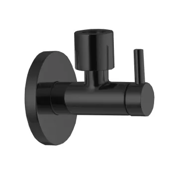 Угловой вентиль с фильтром Fima Carlo Frattini Sottolavabo чёрный матовый F204NS