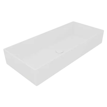 Раковина накладная 80х355 см GSG Ceramic Design Box BXLA80000 белый глянцевый