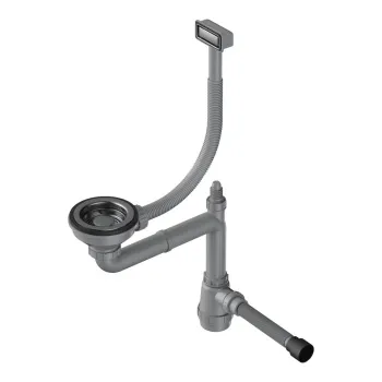 Сифон для мойки Omoikiri WK-1-GM вороненая сталь 4956483