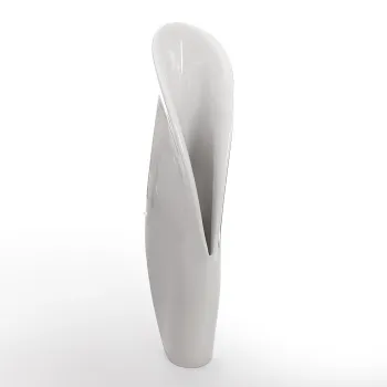 Писсуар наполный Kerasan Artwork GROOVE, с креплением и сифоном, белый 473001