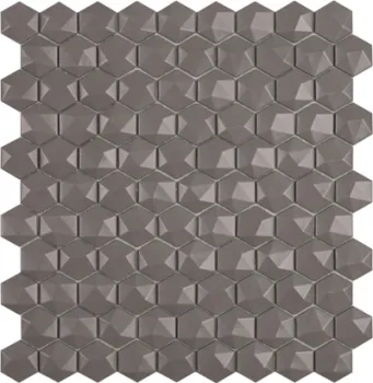 Мозаика на сетке Vidrepur Hexagon Hex Nordic № 926 D м2