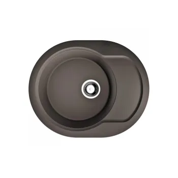 Мойка кухонная Omoikiri Manmaru 62-DC темный шоколад ⌀400 4993354