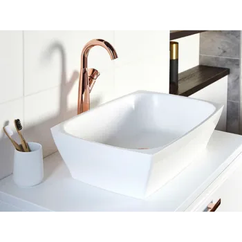 Накладная раковина Burlington RB50 белый/синий