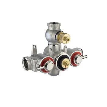 Встраиваемая часть термостатического смесителя Nicolazzi 3/4 , с запорно-переключающим вентилем на 2 потребителя C4915 (старый арт 4915)