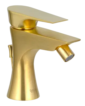 Смеситель для биде Daniel Diva DV604DP золото брашированное