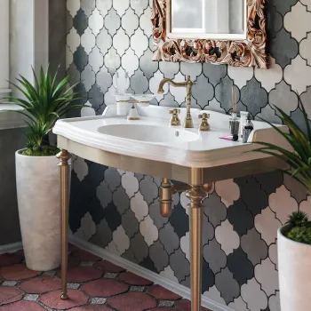 Структура металлическая под раковину-консоль Tw Bristol 874.2 AR874 р-р 1050x560xh850, материал латунь, бронза TWBR874.2br