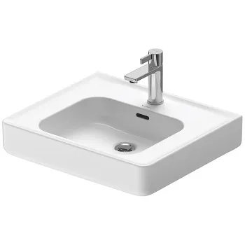 Duravit Soleil by Starck Раковина подвесная 550х480х145 мм,с 1 отв под смеситель, с переливом,  WonderGliss ,цвет белый