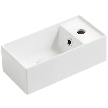 Раковина подвесная/накладная Simas Agile AG 20 bia 40 см левая белый