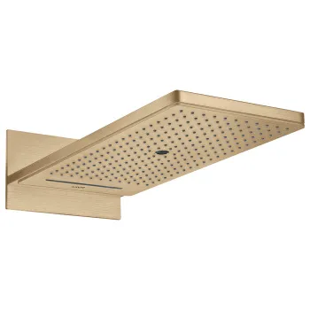 Axor ShowerSolutions Верхний душ 25x58см, 3jet, настенный, цвет: шлифованная бронза 35283140