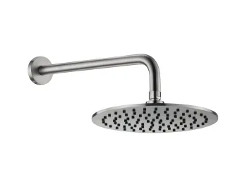 Настенный верхний душ  Benesque Lumiere 22010302 никель брашированный