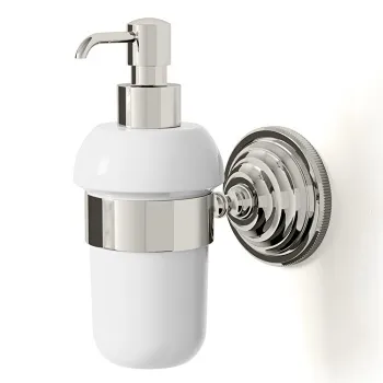 Дозатор для жидкого мыла Devon&Devon Diamond никель блестящий WHD530NKBI