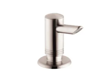 Диспенсер hansgrohe A41 40418800 для жидкого мыла или средства для мытья посуды, сталь