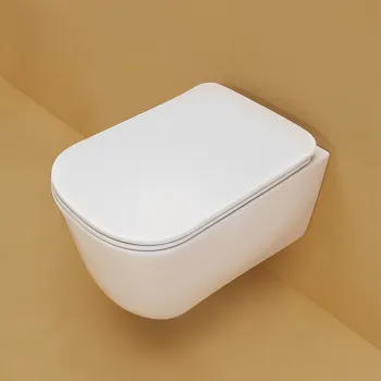 Унитаз подвесной Kerasan Tribeca 55 511401 c креплением WB9N, белый