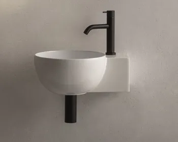 Раковина Globo T-Edge подвесная/для установки на столешницу размер 40x32 см цвет bi (Bianc TE040BI