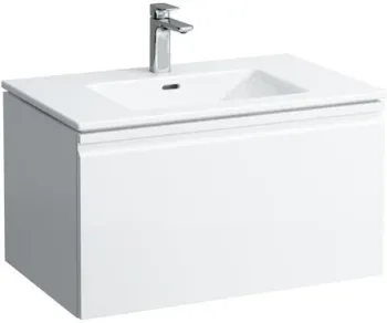 Тумба с раковиной Laufen Pro S 80 подвесная Белая матовая