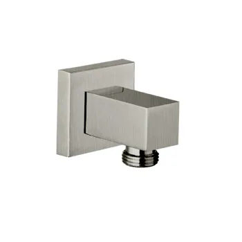 Кронштейн подключение душевого шланга Ramonsoler квадратный никель 479902NC