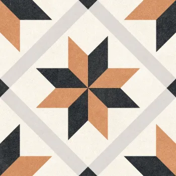 Керамогранит Motto Levels Orange Decor 1036 20x20 см N100076